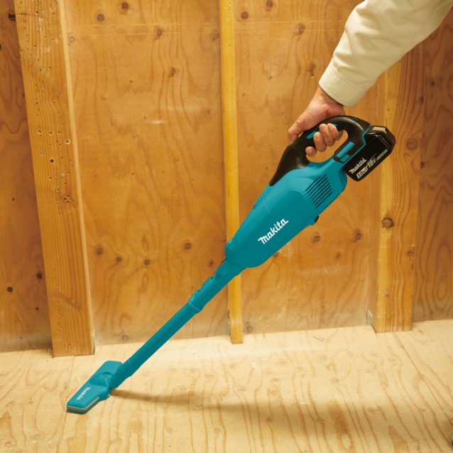 Aspirator portabil Makita DCL282FZ compatibil cu acumulatori Li-Ion LXT 18V, 0.75l, livrat fara acumulator si incarcator